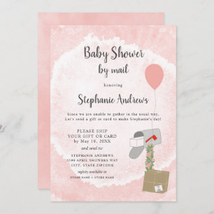Baby Shower by mail for girl Invitation