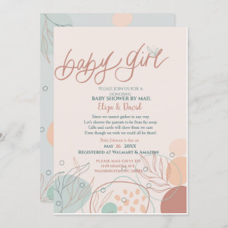 Baby Shower by Mail Girl Invitation