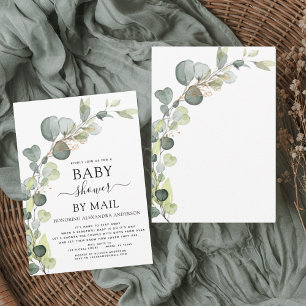 Baby Shower By Mail Greenery Eucalyptus Invitation