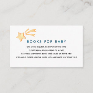 Baby Shower by Mail Send a Book Enclosure Card