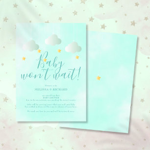 Baby Shower Cancellation Shower by Mail Neutral Invitation