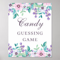 Baby shower candy guessing game. Guess how many