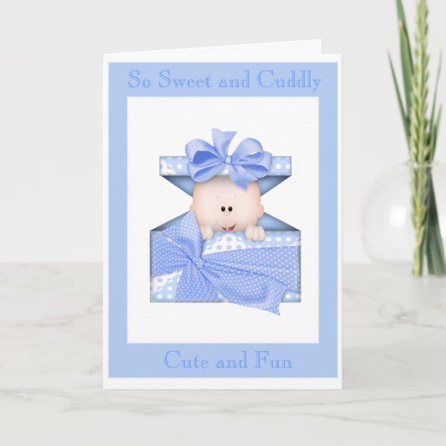 Baby Shower Card (Boy) (Front)
