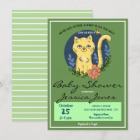 Baby Shower Cat Kitten Cute