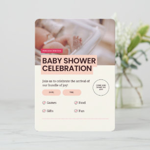 Baby Shower Celebration 🎉👶 Invitation