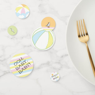 Baby Shower Confetti Beach Ball