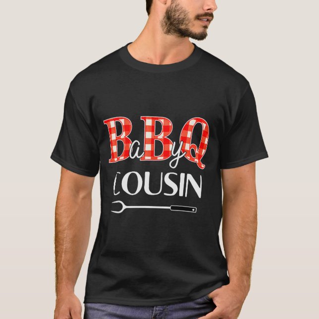 Baby Shower Cousin Bbq Party Cute Matching Family  T-Shirt (Front)