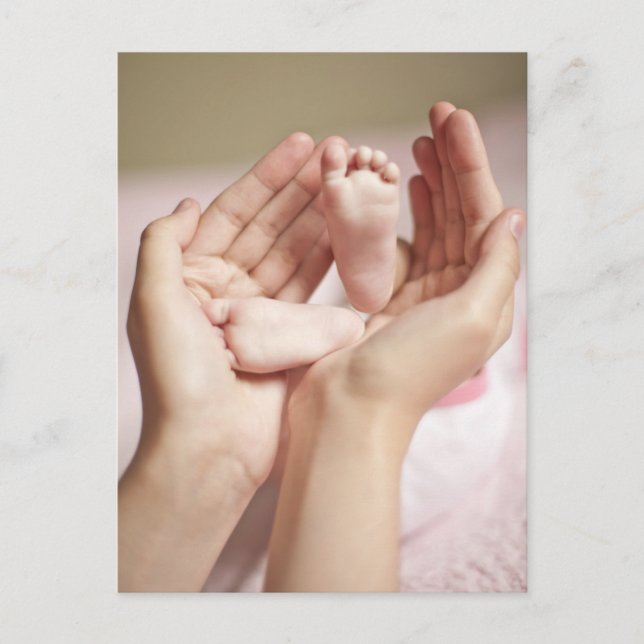 Baby Shower Crib Nursery Expecting Parent Mother Invitation Postcard (Front)