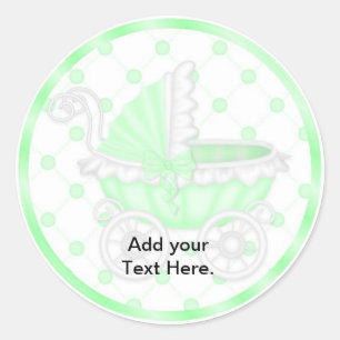 Baby Shower Cupcake Toppers Stickers