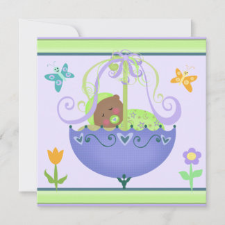 Baby Shower Custom Invitation Ethnic