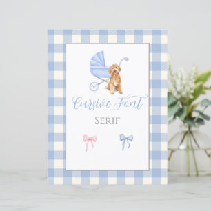 Baby Shower Customisable Game Template