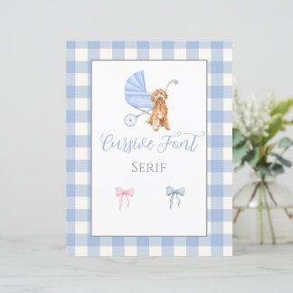 Baby Shower Customisable Game Template