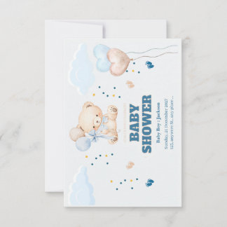 BABY SHOWER DAY PERSONALIZE THANK YOU CARD