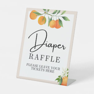 Baby Shower Decorations Neutral Gender Tabletop Pedestal Sign