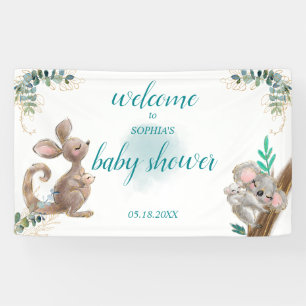 Baby Shower Decorative Lona Banner