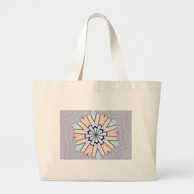 Baby shower design large tote bag (Front)