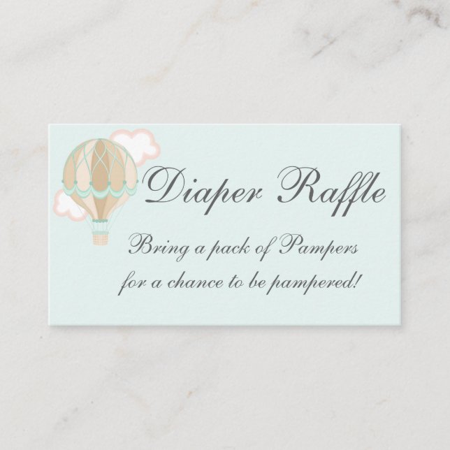 baby shower enclosure card (Front)