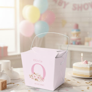 Baby shower favors for girls / elegant confetti  favour box
