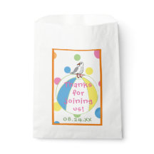 Baby Shower Favour Bag, Beach Ball Favour Bag