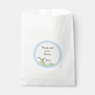 Baby Shower Favour Bag, Build-a-Library, Blue Bag