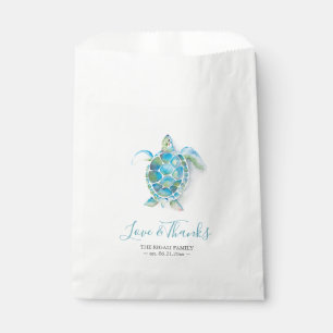 Baby Shower Favour Bags Sea Turtle