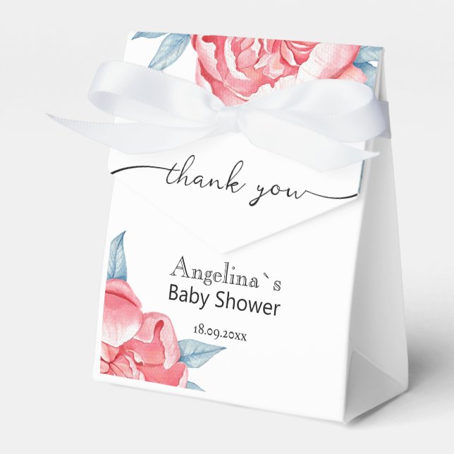 Baby Shower Favour Box  (Front Side)