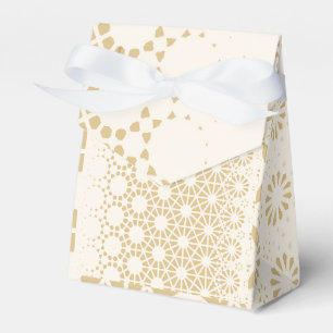Baby Shower Favour Box with Ribbon Geometric & Bab
