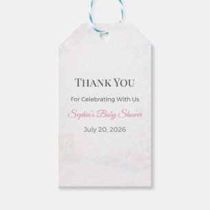 Baby Shower Favour Tag Oh Baby Sophia