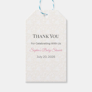 Baby Shower Favour Tag Oh Baby Sophia
