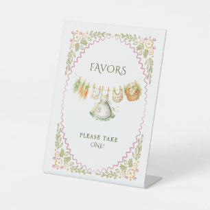 Baby Shower Favours Sign Locally Grown Garden