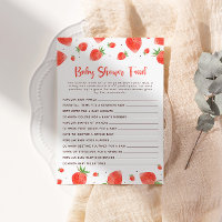 Baby Shower Feud Game, Berry Sweet Baby Shower