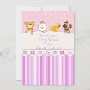 Baby Shower For Girl Invitation