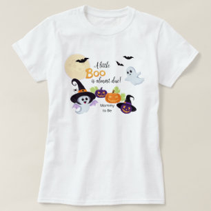 Baby shower for Little Boo Halloween T-Shirt. T-Shirt