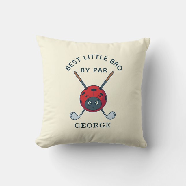 Baby Shower Future Golfer Best Bro By Par Custom Cushion (Front)