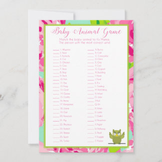 Baby Shower Game Invitation