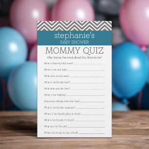 Baby Shower Game - Who Knows Mummy Best Quiz