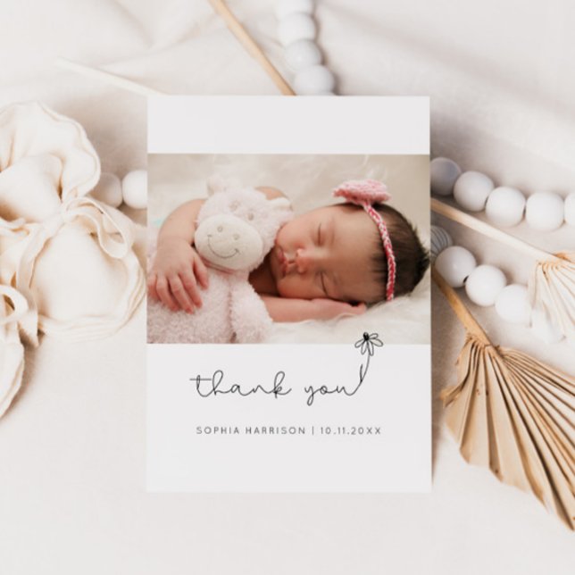 Baby Shower Gift Flat Thank You Card (Creator Uploaded)