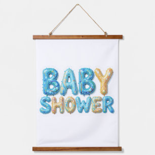 Baby shower gift hanging tapestry