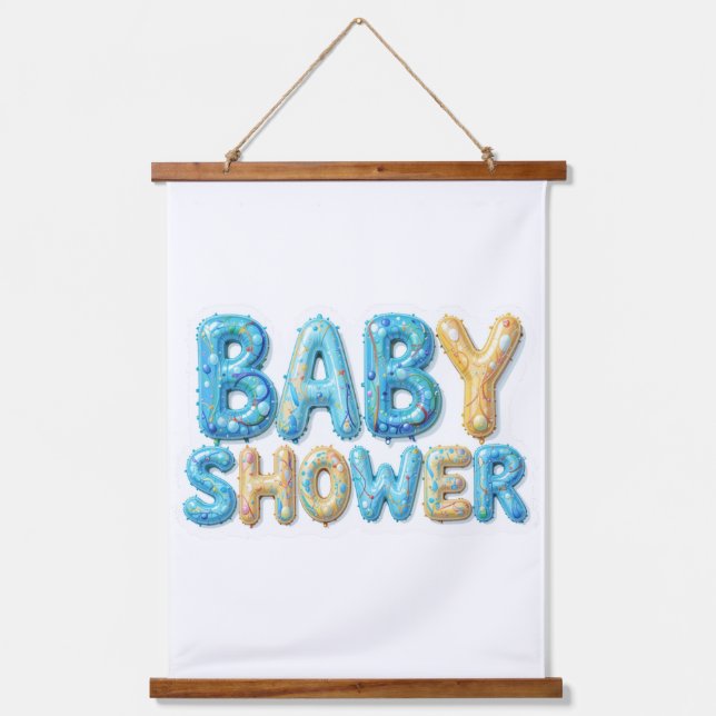 Baby shower gift hanging tapestry (Front)