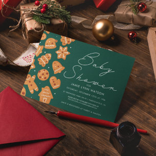 BABY SHOWER   Gingerbread Cookies Invitation
