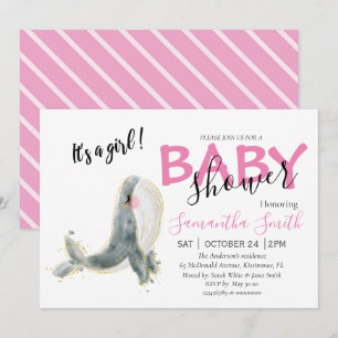 Baby Shower GIRL Announcement