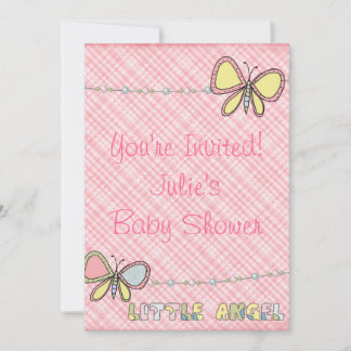 Baby Shower - Girl - Scrapbook Invitation