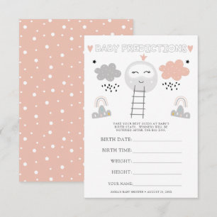 Baby Shower Guessing Game I Pathway to the Moon Invitation