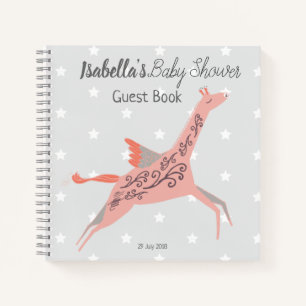 Baby Shower Guest Book Blank Pages