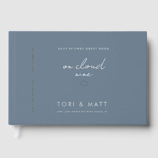 Baby Shower Guest Book - Cloud theme