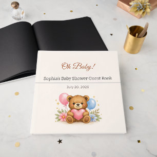 Baby Shower Guest Book Elegant Keepsake