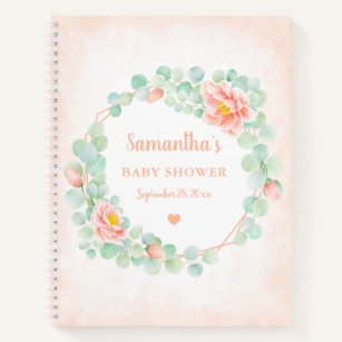 Baby Shower Guest Books Zazzle Com Au Baby Shower Guest Books Zazzle Com Au