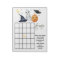 Baby Shower Halloween Bingo Game Ghost Boo