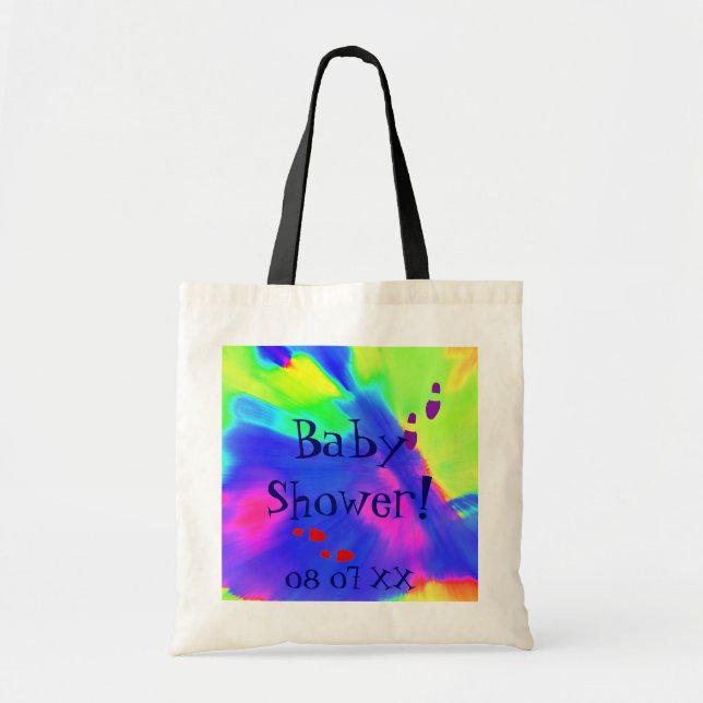 Baby Shower In Black And Natural III Tote Bag (Front)