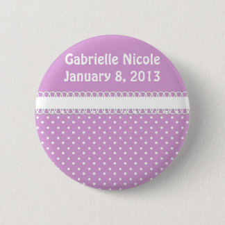 Baby Shower in Pink 6 Cm Round Badge
